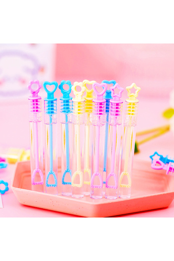 Choice 10pcs 10-30PC Mini Cute Bubble Empty Tube Toy Kids Birthday Party Favors School Gifts Wedding Guests