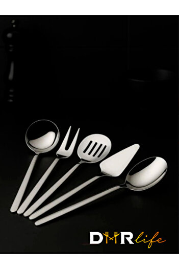 Demir Çeyiz Dmr Life 5 Piece Plain Sauce Serving Set (Small Size) 18/10