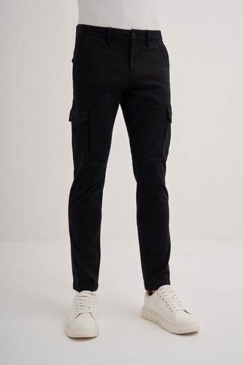 Cazador Caz 0012 Black Cargo Pants - 24Kceedt0012 Model