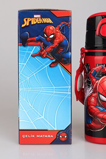 SPIDERMAN "Dekomus Pocket Notebook Gifted" New Season Licensed 500 ml Steel Thermos