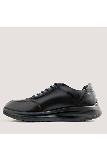 Scooter Men's Leather Waterproof Casual Shoes M4010Ds - Black - 43