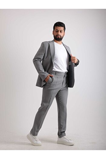 FASHİON FİRST Drawstring Pants Sports Men's Suit Summer Seersucker Fabric