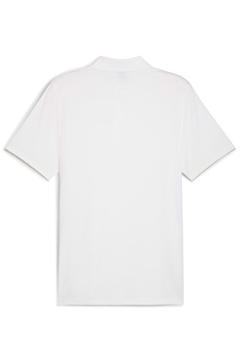 Puma 630185-04 Ferrari Race Cloudspun Polo Collar T-shirt Ανδρικό T-Shirt ΛΕΥΚΟ