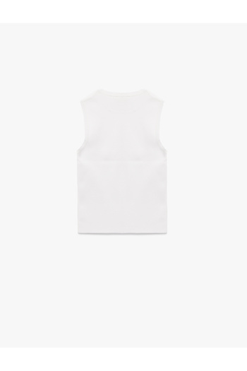Koton Regular Fit Crew Neck Sleeveless Knitwear Blouse
