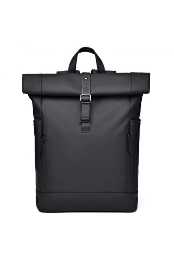 OBRALIX Rucsac multifuncțional pentru laptop, impermeabil, durabil, business, elegant, negru