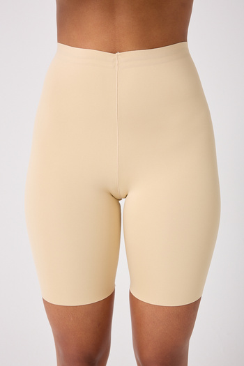 FOREVER MORE Slimming Effective Laser Cut Long Pants No Trace Shorts Corset Skin Color
