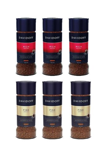 Davidoff Fine Aroma+Rich Aroma Granül Kahve 100 Gr X 6 Adet