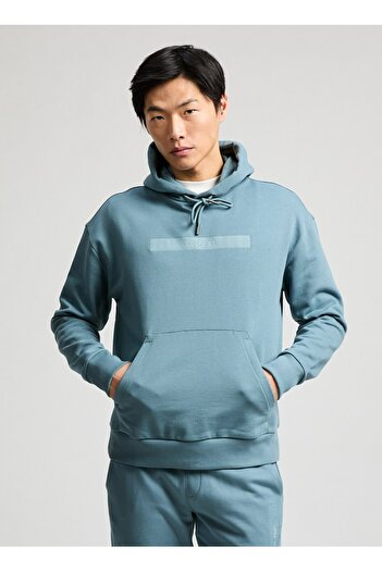 Calvin Klein STRUCTURED EMBROIDERY HOODIE
