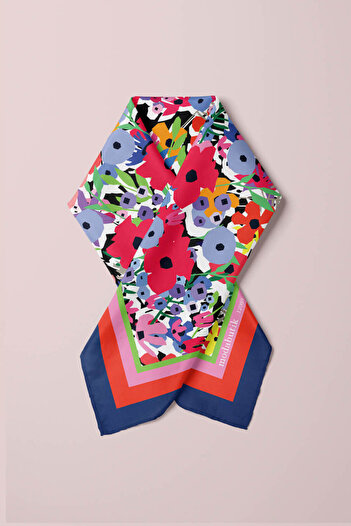 Modabutik Y52 Modern Çiçekli Tasarım Bandana Dg12089