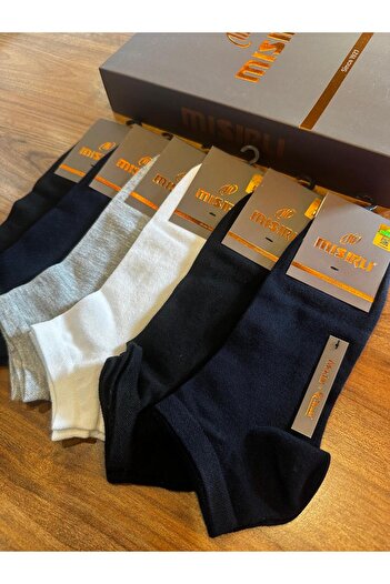 Mısırlı Men's bamboo Stitch-Free comfortable slipper socks 6-pack