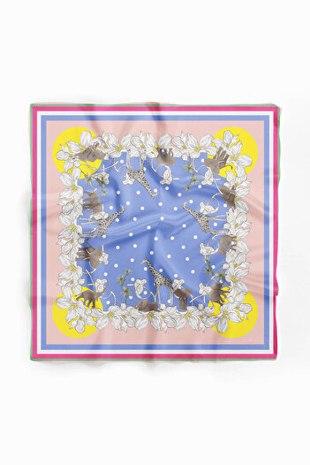 Modabutik E68 Soyut Abstrack Anımal Tasarım Bandana Dg12463