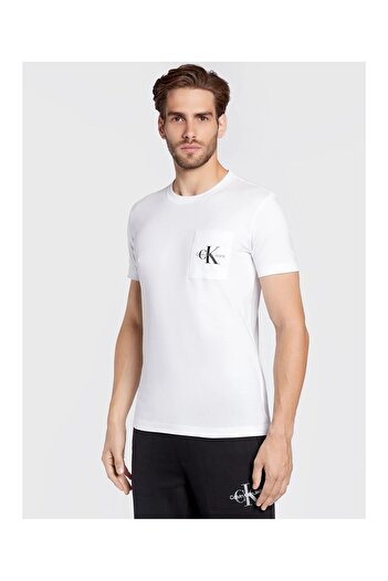 Calvin Klein Men's T-shirt J30j320936-fiber