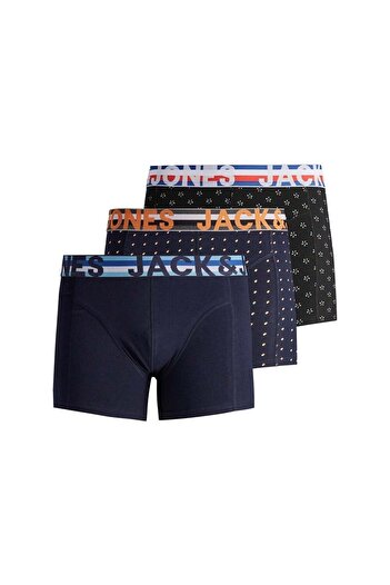 Jack & Jones JACK JONES ΑΝΔΡΙΚΟ ΜΠΟΞΕΡ 3 ΤΕΜΑΧΙΩΝ 12151351 -ΜΑΥΡΟ-ΝΑΥΤΙΚΟ