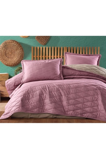 Clasy 100% Cotton Double Bedspread Set