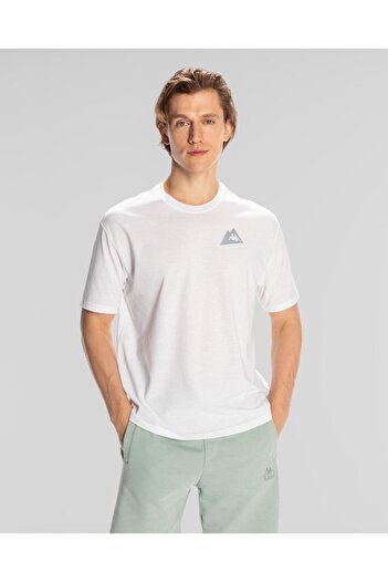 Kappa Frotis Men's White Round Neck T-Shirt
