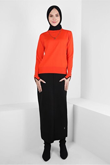 Alvina KNOB DETAILED KNITWEAR SWEATER 44053