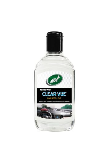 Turtle Wax Clear Vue Rain Repellent 300ml – Improves Visibility By Repelling Rain, Sleet, And Snow