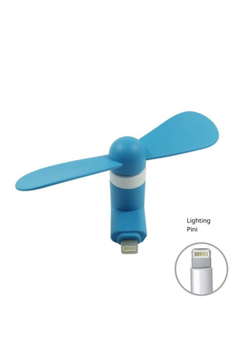Generic iPhone için Taşınabilir Mini Vantilatör - Lightning Port Uyumlu Serinletici Fan - Güçlü ve Sessiz