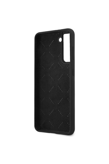 Guess Protective Case for Samsung Galaxy S21+ 5G, Vintage Script, Black