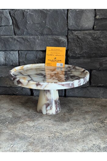 Polen Stone Violet Marble Presentation Tray |   25X20Cm