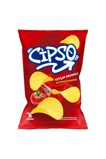 Cipso Ketchup Flavored Super Size Chips 160 g