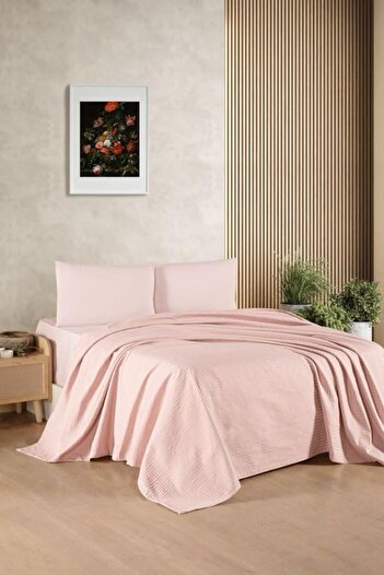 Bikaya Home Crystal Single 100% Cotton Pique Set - 3 Pieces