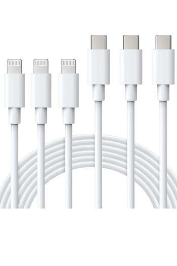 Shopi USB C to Lightning Cable MFi Certified - ilikable 3Pack 3FT Fast iPhone 13 Charger Cable