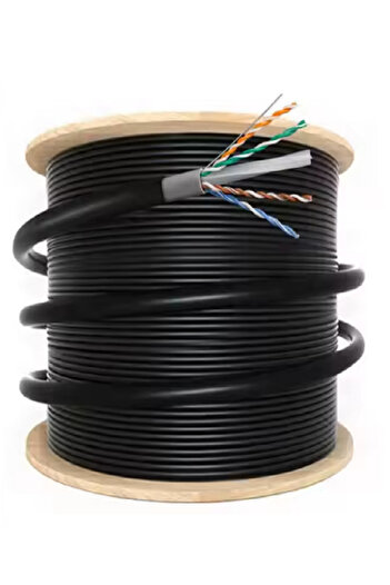 Vwin Dış Mekan / Bakır Tel / Dış Ortam Cat6 Internet Kablosu / Yüksek Hız / 23 Awg / 2 Katlı / 40 Metre