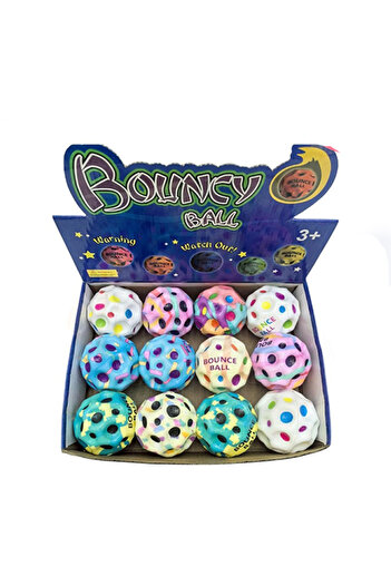 Other Colorful Spotted Bouncy Ball Set for Kids – 12 Fun Rubber Balls for Indoor and Outdoor Play