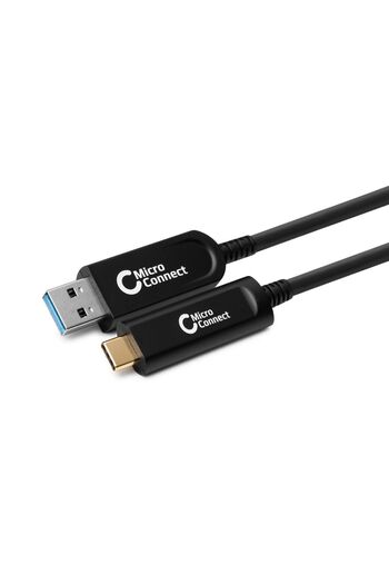 MicroConnect Cablu optic USB 3.2 A-C 15M