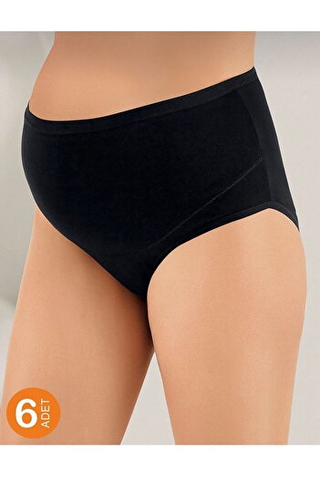 Şahinler Şahinler, pachet de 6 chiloţi de maternitate pentru femei, din lycra, 95% bumbac, 5% elastan*****