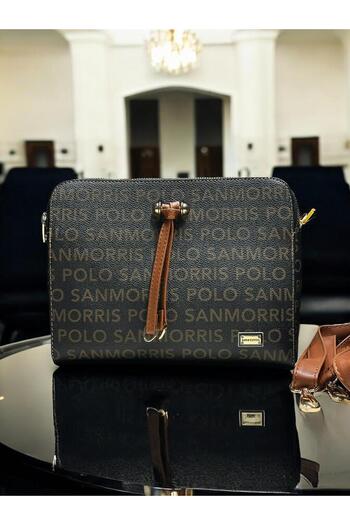 Sanmorris Women's Multi-Eye and Water Resistant Adjustable Cross Strap Shoulder Bag Smr.1400Yzl