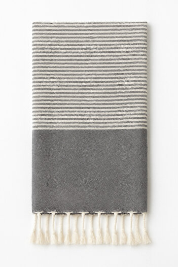 KAYABEY HOME 90X170 cm Striped Peshtemal Bath & Beach Towel – 100% Cotton, Quick Dry, Lightweight