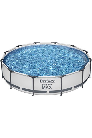 BESTWAY Piscină Rotundă Steel Pro Max , Diametru 366 Cm, Înălțime 76 Cm, Volum 6473 Litri