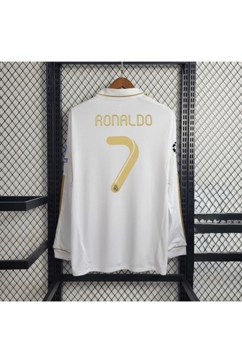 DAYIBALI DÜKKAN R.E.A.L M.A.D.R.I.D 2011-12 SEASON CRISTIANO R,O,N,A,L,D,O, LONG SLEEVE NOSTALGIA JERSEY00054766382