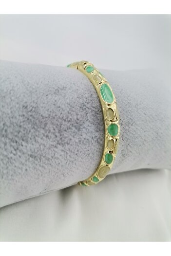 Hobimos Colorful Enamel Women's Handcuff Bracelet