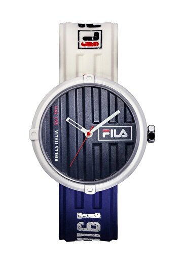 Fila Adult Unisex Analog Watch, Blue/White 38-338-102, 40 mm