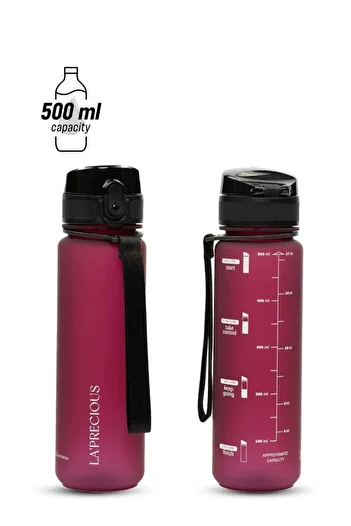 LA' PRECIOUS 500ml Water Bottle for Adults and Kids - USA Tritan Material Non-Toxic BPA Free - Fast