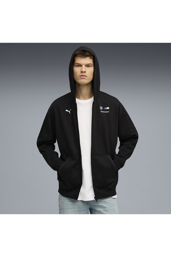 Puma BMW M Motorsport Essentials Full-Zip Hooded Jacket Men