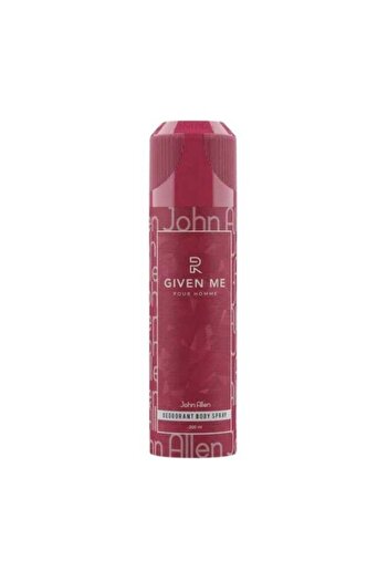 John Allen Given Me Pour Homme Deodorant Body Spray - 200ml