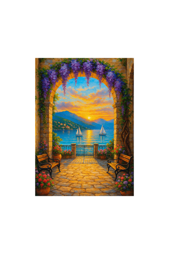 Neverland 1000 Piece Puzzle - Archway to Sunset