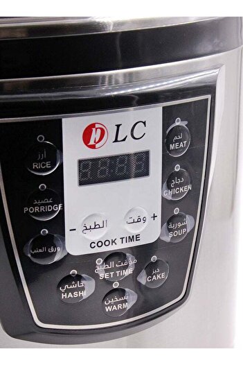 DLC Electric Pressure Cooker DLC-3019-6 6.0 L 1000.0 W Black/Silver