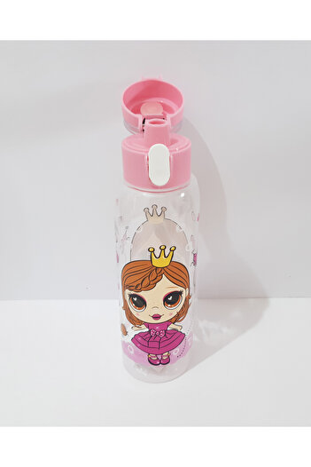 renkli çiçekler 500 ml Patterned Transparent Flask Water Bottle Water Bottle for School