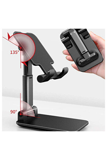 Generic Adjustable Multi-Angle Smart Mobile Holder Compatible with All Smartphones