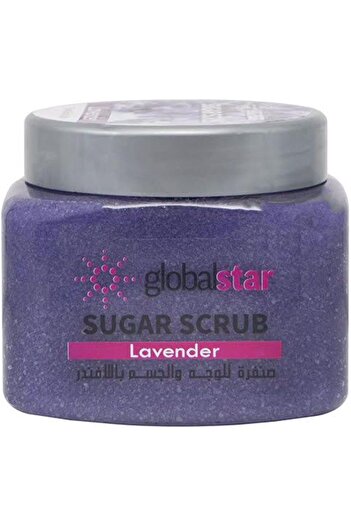 Globalstar Facial and Body Sugar Scrub - Lavender by Global Star 600g, Unisex