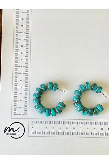 Rupen Kraft Colorful ring Transitional elegant earrings