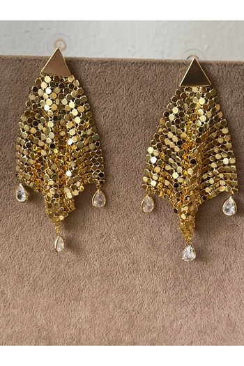 Rupen Kraft Sequin Drop Zircon Stone Evening Dress Special Design Shiny Evening Dress Earrings