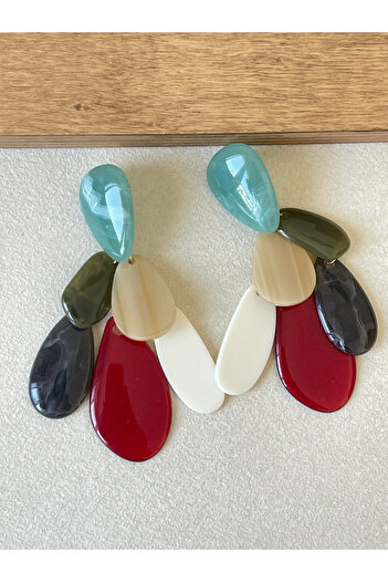 Rupen Kraft Colorful Dangle Special Design Trend Stylish Earrings