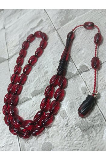 Tasarım Carved Craftsmanship Fire Amber Prayer Beads Şükür Baba