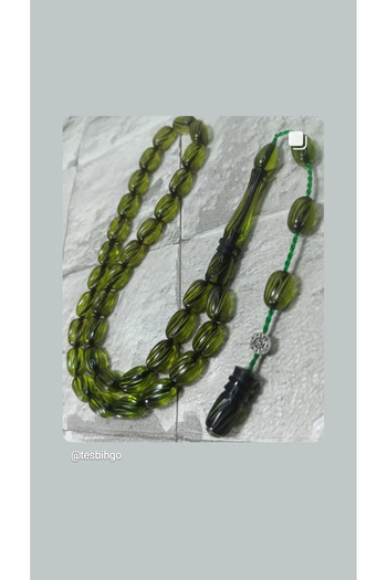 Tasarım Carved Craftsmanship Fire Amber Prayer Beads Şükür Baba